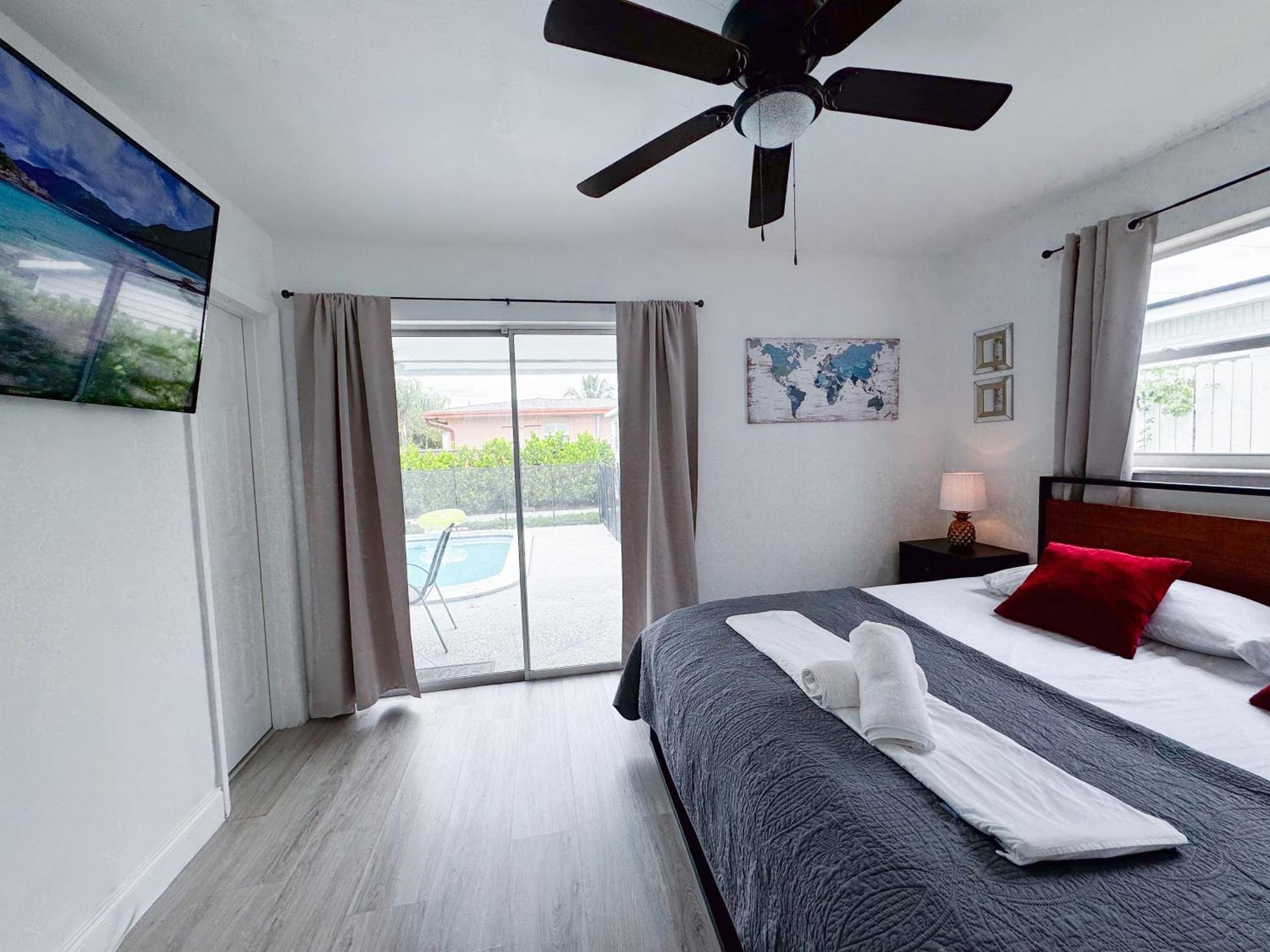 Tropical Villa Pool Courtyard & Garden View Fort Lauderdale Exteriör bild