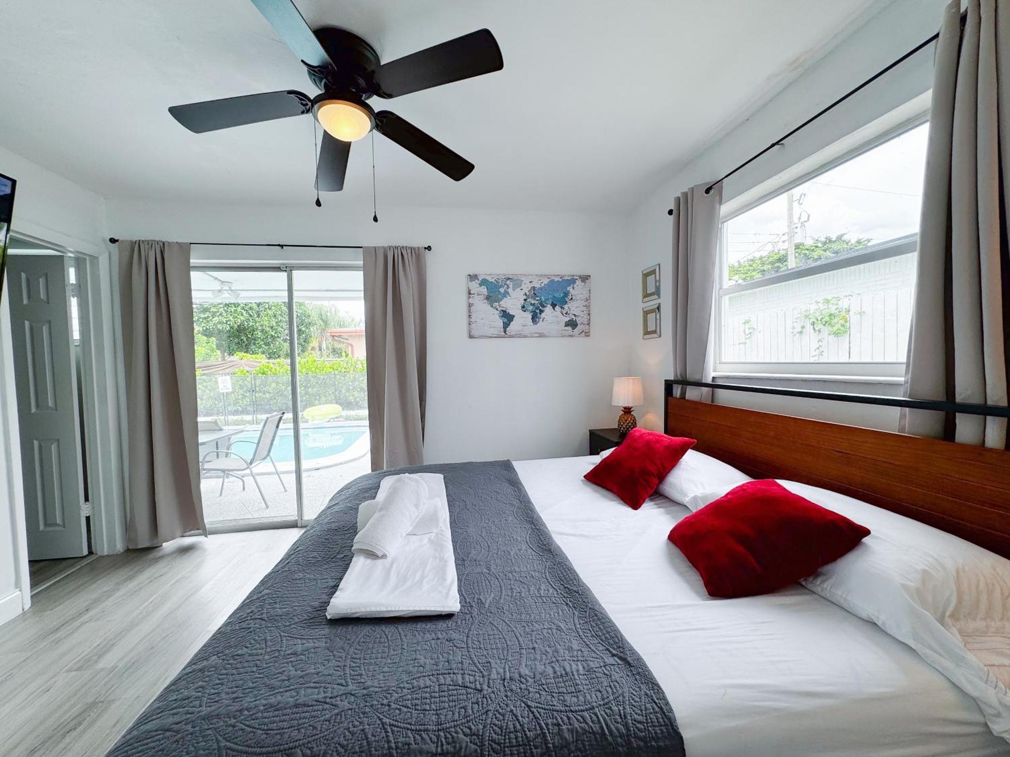 Tropical Villa Pool Courtyard & Garden View Fort Lauderdale Exteriör bild